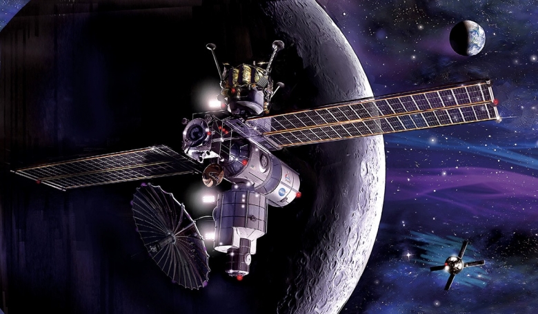 estación orbital lunar