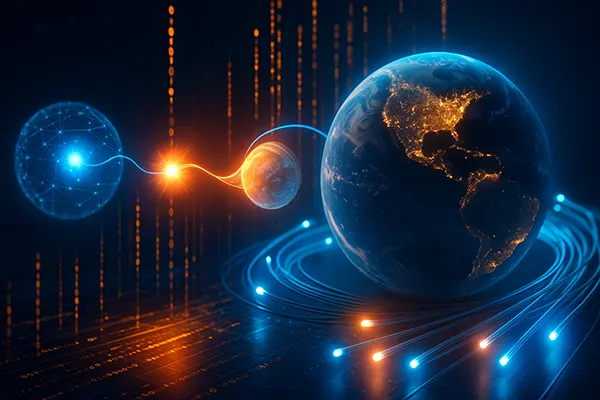 Internet quantique mondial