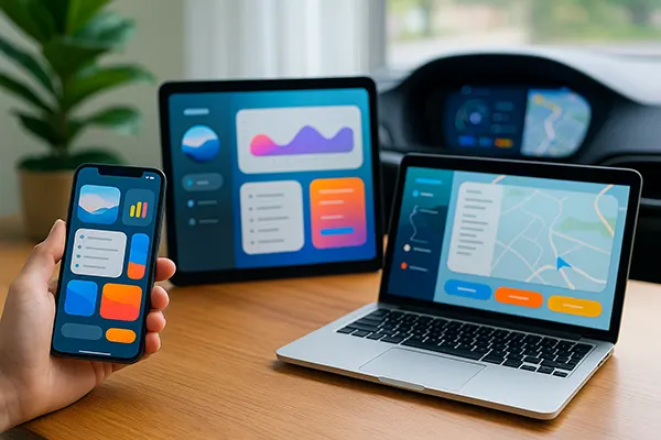 Fahrzeug-Display Interface