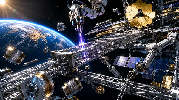 Microgravity semiconductor production